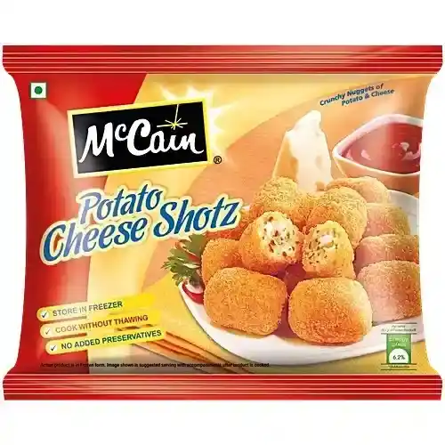MCCAIN POTATO CHEESE SHOTZ -250G